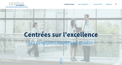Desktop Screenshot of geneve-cliniques.ch