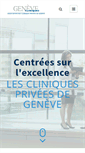 Mobile Screenshot of geneve-cliniques.ch